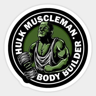 muscleman Sticker